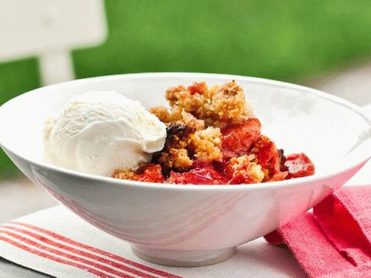 Photo Strawberry Rabarbaro Crisp