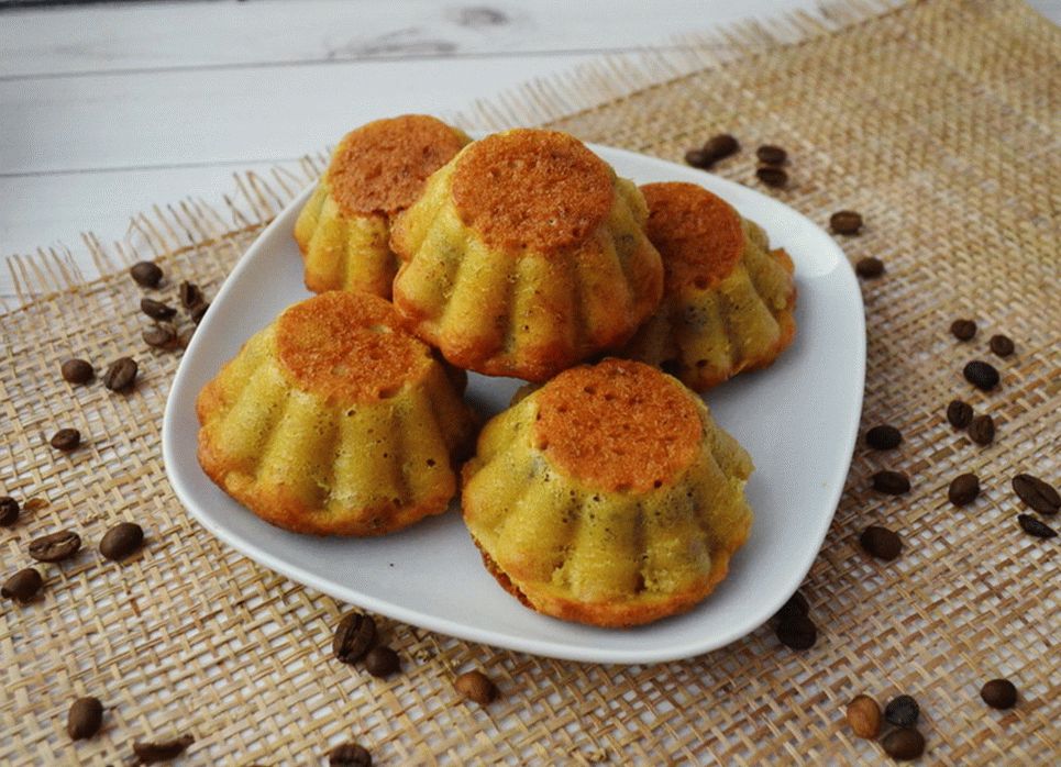 Cupcakes alla cagliata di caffè