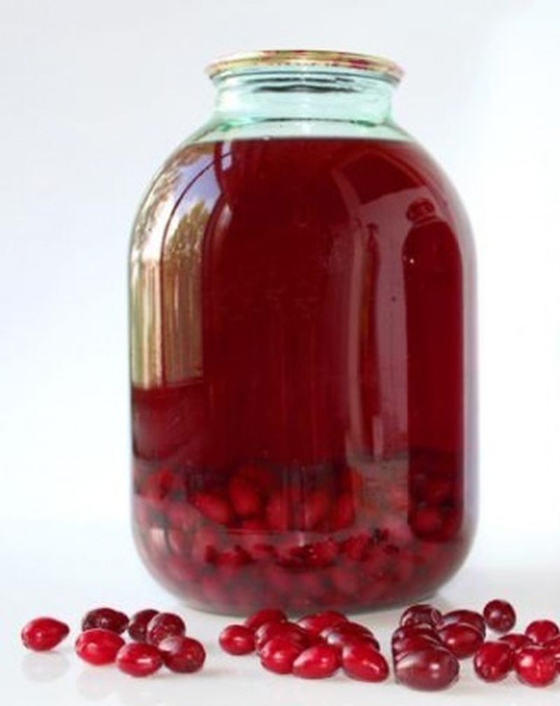 Stufato di corniolo per l'inverno