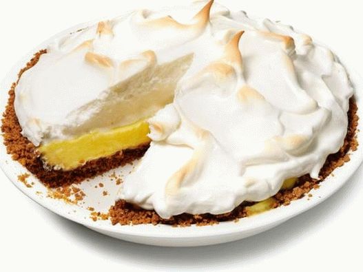 Photo Cream pie with bananas