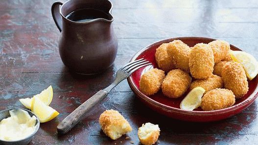 Foto di crocchette di patate con baccalà