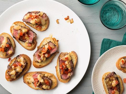 Foto di Crostini con carne di manzo a Filadelfia