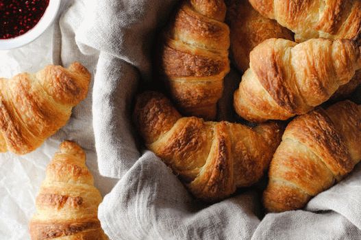 Foto di cornetti di pasta sfoglia