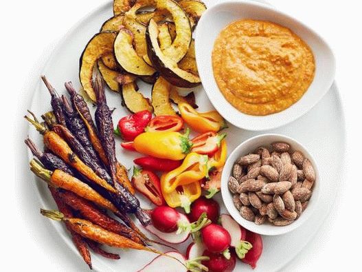 Photo Crude con salsa Romesco