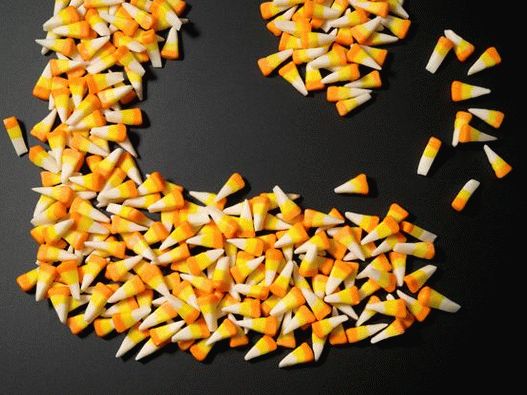 Foto caramelle di mais per Halloween Foto caramelle di mais per Halloween