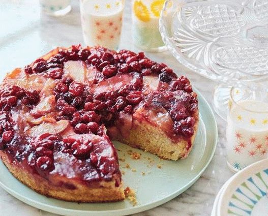 Foto Torta di mais con mirtilli rossi