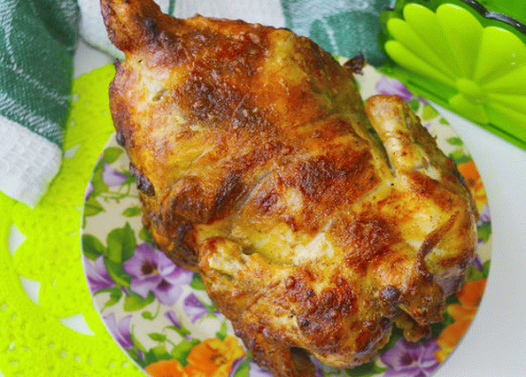 Pollo grigliato al forno