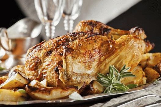 Foto Pollo al forno con miele e timo in Provenza