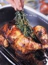 Курица запеченная с медом и тимьянов по-провански