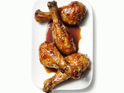 Foto di cosce di pollo in salsa di miele