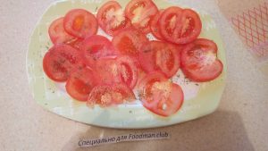 Filetto di pollo sotto una pelliccia