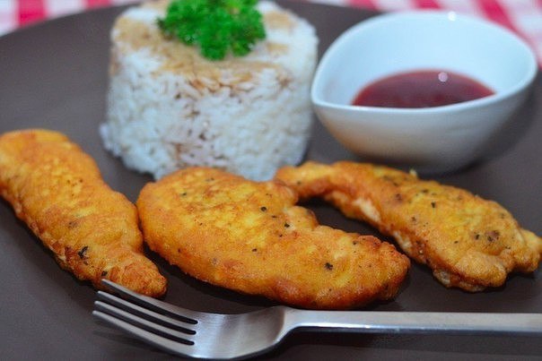 Filetto di pollo in pastella