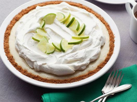 Photo Lime cake con latte condensato senza cottura