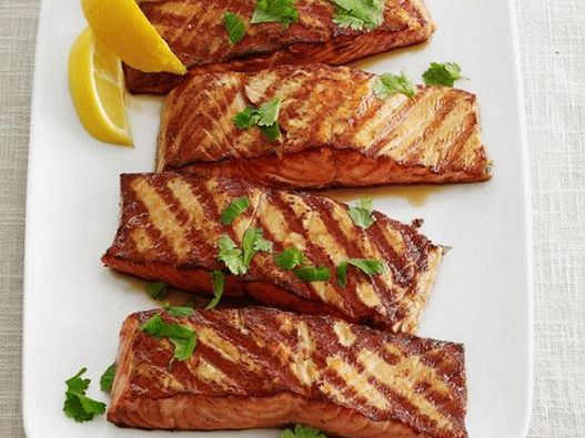 Salmone alla griglia marocchino