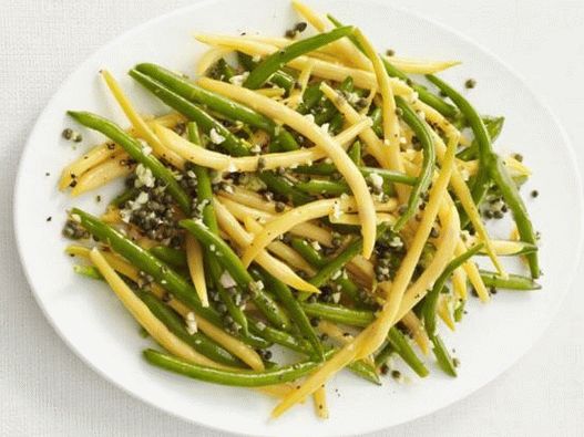 Foto del piatto - Fagiolini con limoni e capperi