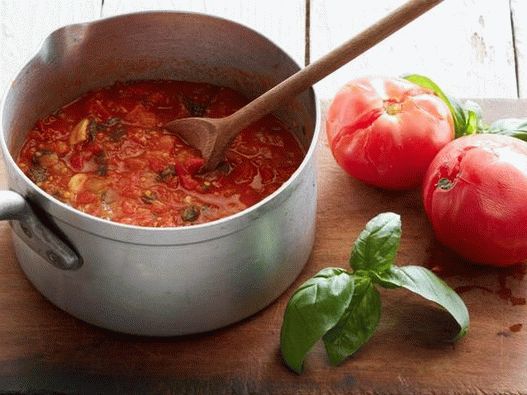 Foto del piatto - Salsa di pomodoro da pomodori troppo maturi