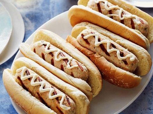 Hot dog con capesante e salsicce di salmone
