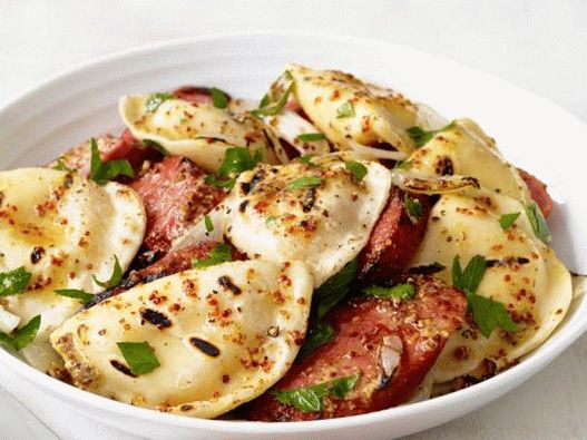 Gnocchi e salsicce alla griglia