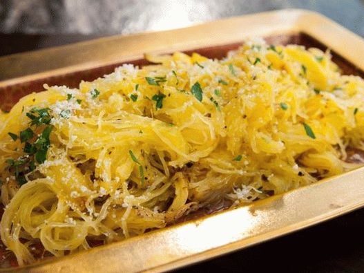 Dish Photography - Zucca Spaghetti Al Forno Con Parmigiano E Olio Al Tartufo