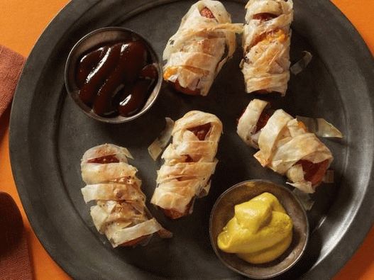 Foto del piatto - Salsicce - mummie nell'impasto filo