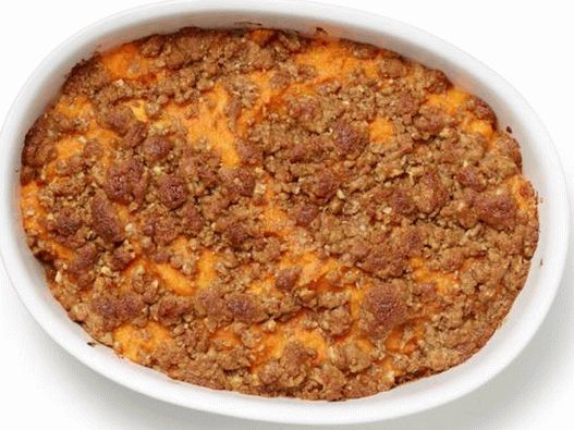 Foto del piatto - casseruola spirituale di patate dolci Foto del piatto - casseruola spirituale di patate dolci