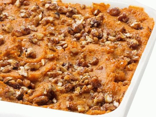 Foto del piatto - Casseruola di patate dolci con noci Foto del piatto - Casseruola di patate dolci con noci