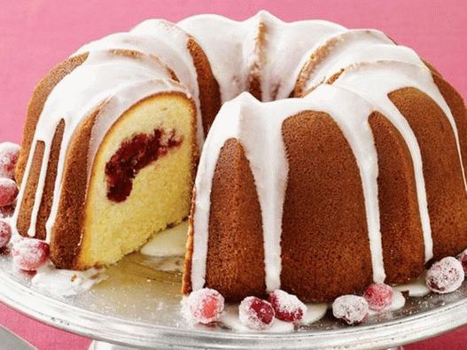 Food Photography - Lemon Bundt Cranberry Cupcake