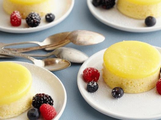 Dish Photography - Lemon Pudding