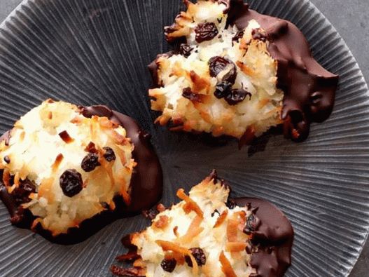 Fotografia di piatti - Amaretti al cioccolato e cocco