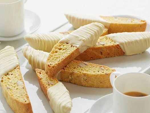 Foto del piatto - Biscotti con mandorle, note di limone e glassa