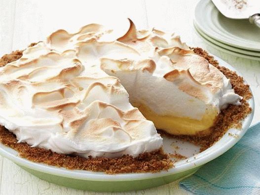 Dish Photography - Lemon Pie with Air Meringue