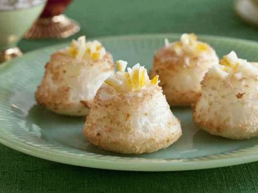 Foto del piatto - Biscotti con porzioni di angeli al limone confit