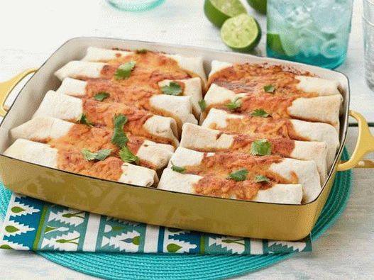 Burrito con manzo e fagioli