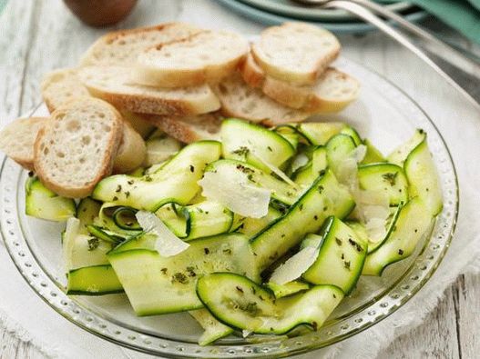 Carpaccio di zucchine