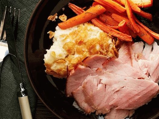 Casseruola di mais all'aglio Casseruola di mais all'aglio