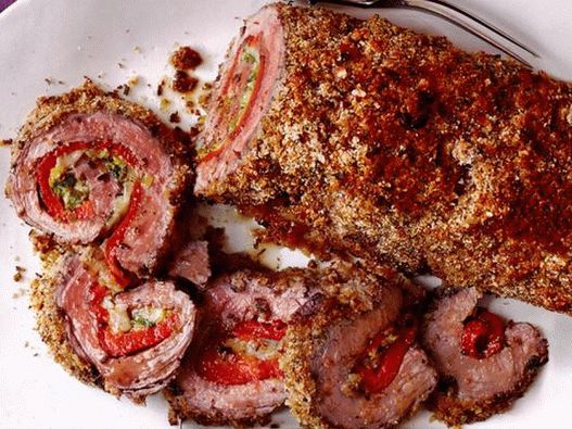 Involtino di manzo impanato con rafano Involtino di manzo impanato con rafano