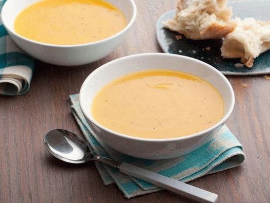 Zuppa di zucca schiacciata