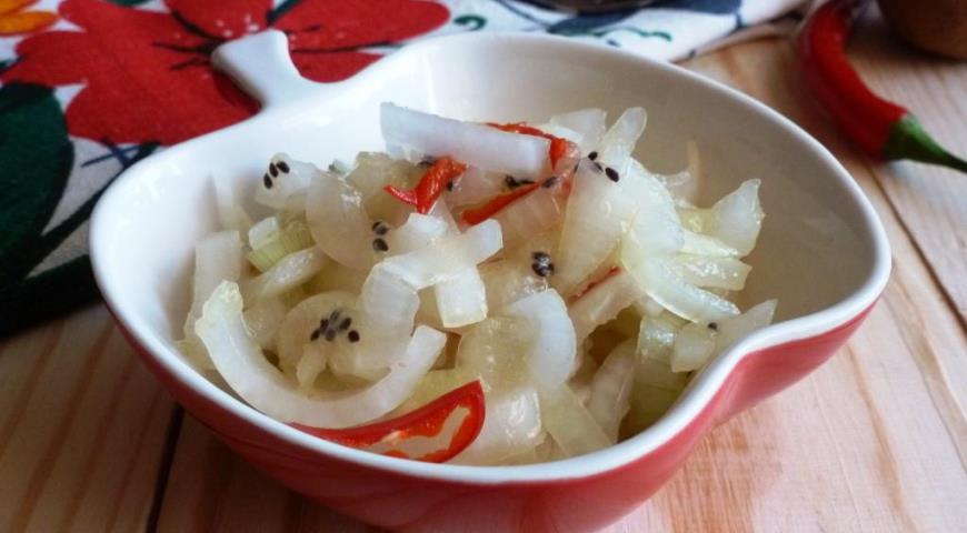 Cipolla marinata al kiwi