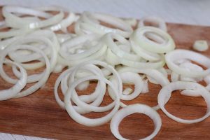 Anelli di cipolla in pastella