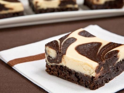 Photo Brownie Light con Cheesecake