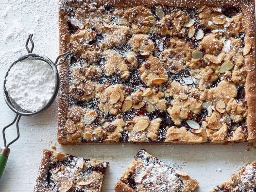 Crumble ai lamponi con pasta frolla