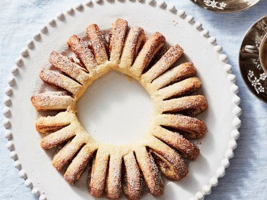 Biscotti lacrima foto lampone-fico