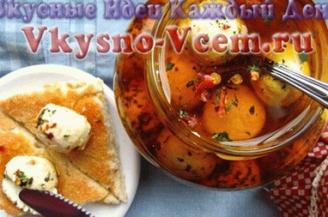 formaggio marinato con spezie