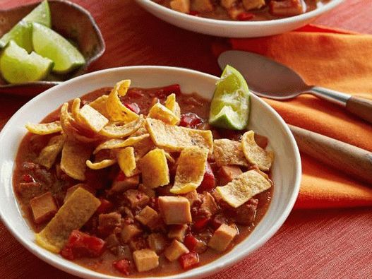 Foto Chili messicano con Chorizo   e Turchia