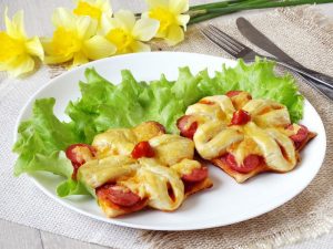 Mini fiori per pizza
