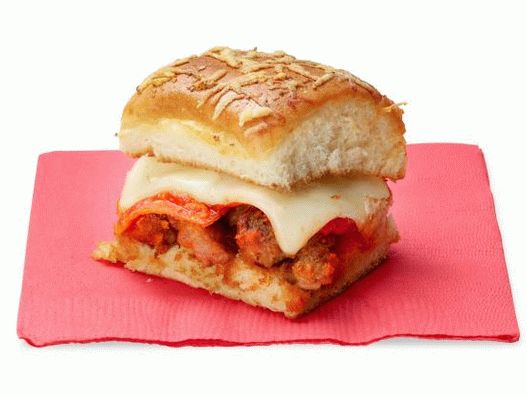 Foto Mini-sandwich con carne macinata e peperoni