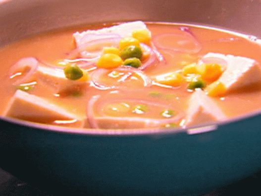 Foto Zuppa di miso con mais Foto Zuppa di miso con mais