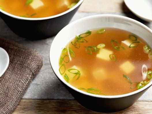 Zuppa di miso fotografico