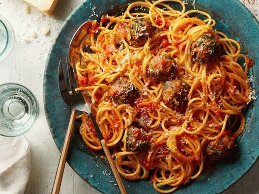 Foto di polpette con cavolo in stile italiano