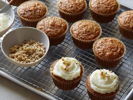 Foto Cupcakes di carote con crema di formaggio